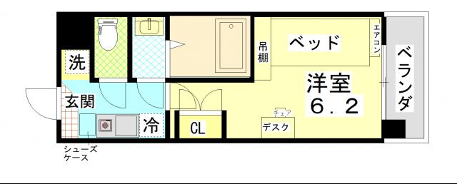 学生会館 エスリード カレッジゲート京都上賀茂