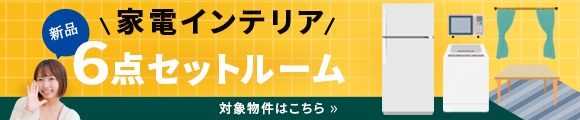 新品家電インテリア６点セットルーム